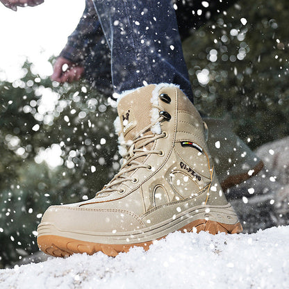 Damen Wanderschuhe Warm Isolierend Rutschfest