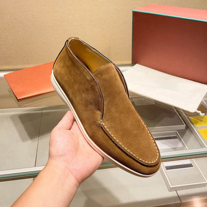Damen Mokassins Wildleder Bequem