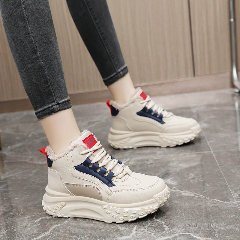 Damen Sneaker Hoch Sohle Komfortabel