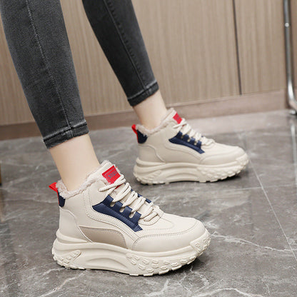 Damen Sneaker Hoch Sohle Komfortabel