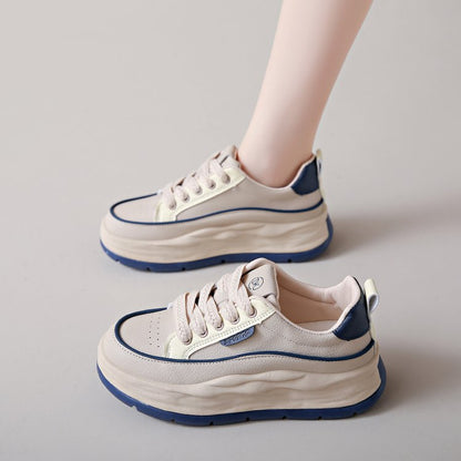 Damen Chunky Sneaker Gepolsterte Sohle