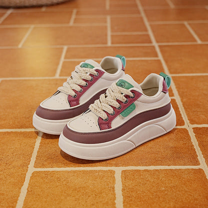 Damen Plateausneaker Hoch Bequem