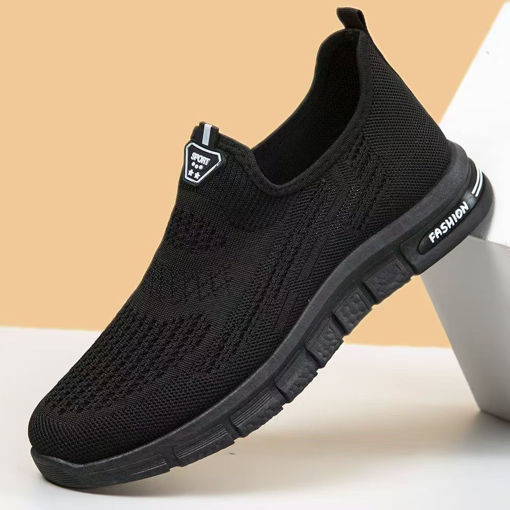 Damen Sneaker Sportlich Atmungsaktives Mesh Slip On