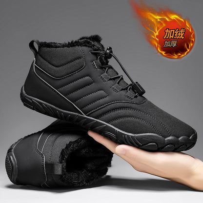 Damen Winter Sneaker Isoliert Rutschfest Schnellschnürsystem