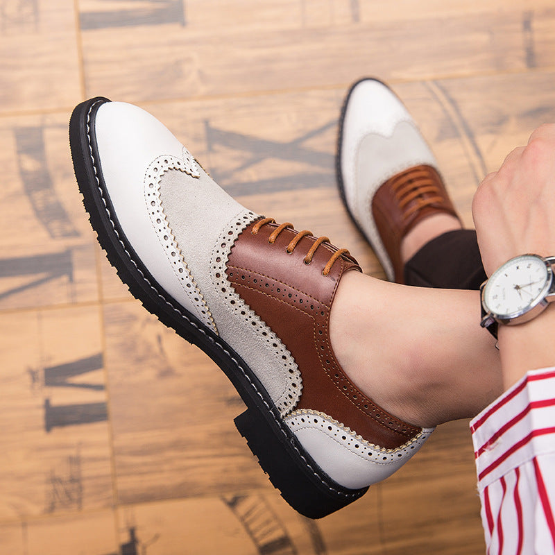 Damen Schnürschuhe Elegantes Broguemuster Klassisch