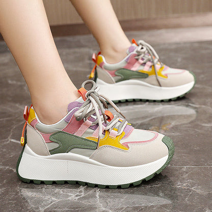 Damen Sneaker Sportlich Bunt