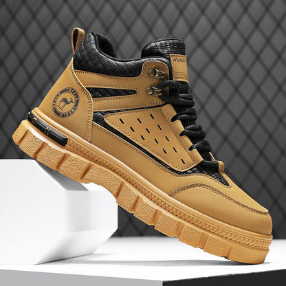 Damen High- Sneaker Sportlich Rutschfeste Sohle