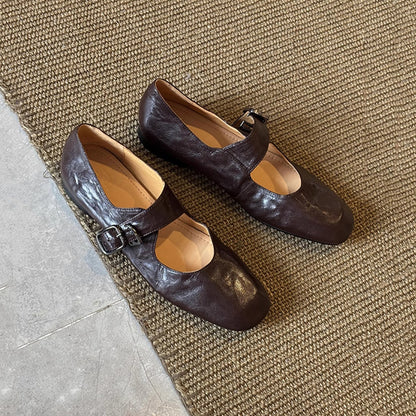 Damen Schuhe Riemenverschluss Modern