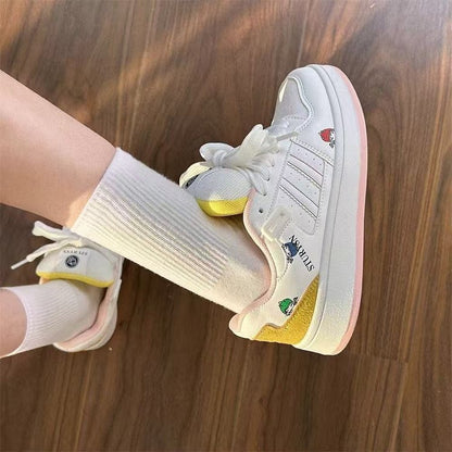 Damen Sneaker Sportlich Bunt