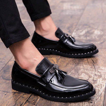 Damen Mokassins Elegante Quasten Leder Komfort Sohle - Norvielle