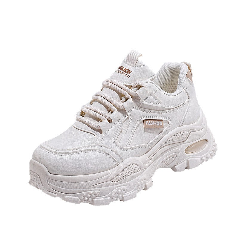 Damen Chunky Sneaker High Heel Schuhe