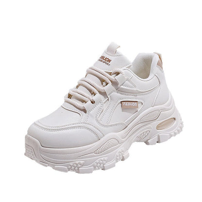 Damen Chunky Sneaker High Heel Schuhe
