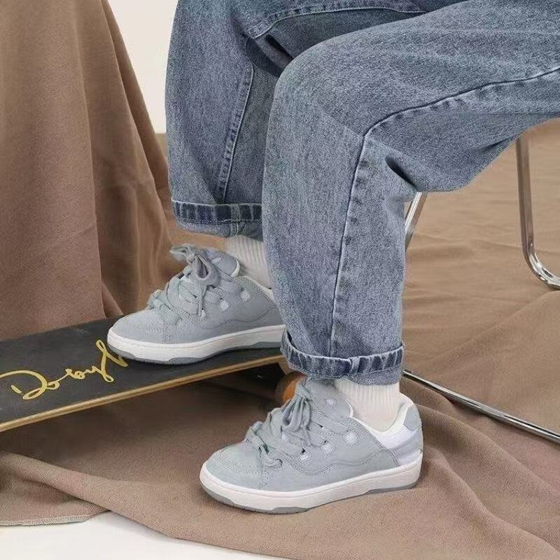 Damen Sneaker Atmungsaktives Mesh Schnürsystem Weichsohle