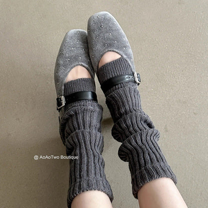 Damen Ballerinas Elegante Riemen Glitzer Schuhe