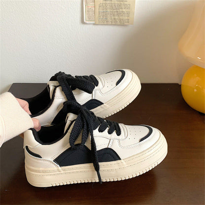 Damen Chunky Sneaker Dicke Sohle Atmungsaktives Material