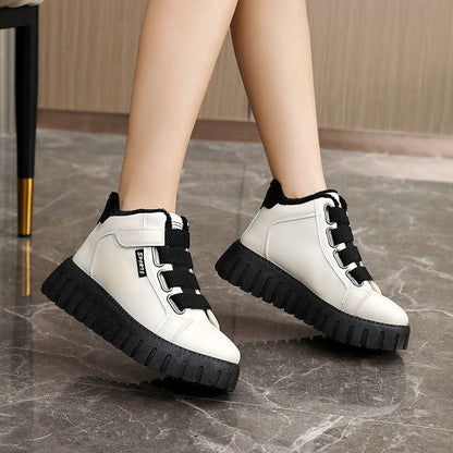 Damen High- Sneaker Warm Gefüttert Rutschfest