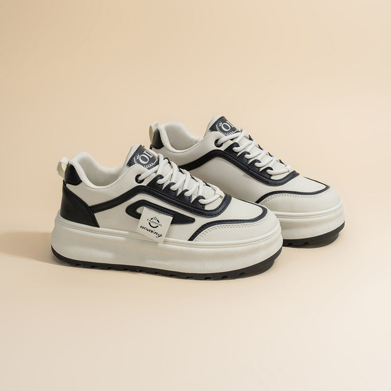 Damen Sportschuhe Hohe Sohle Sneaker
