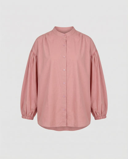 Damen Bluse Voluminöse Ärmel Modern