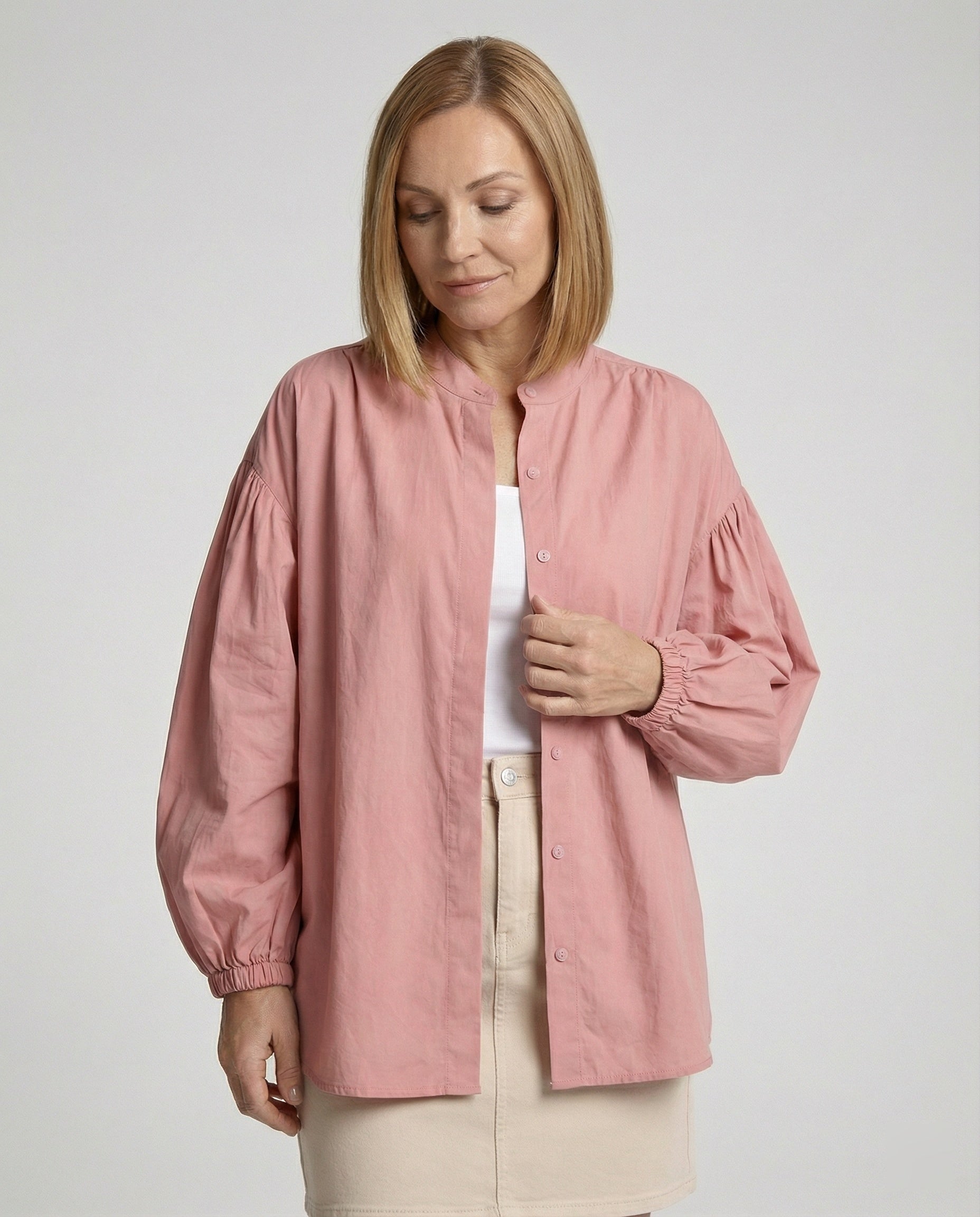 Damen Bluse Voluminöse Ärmel Modern - Norvielle