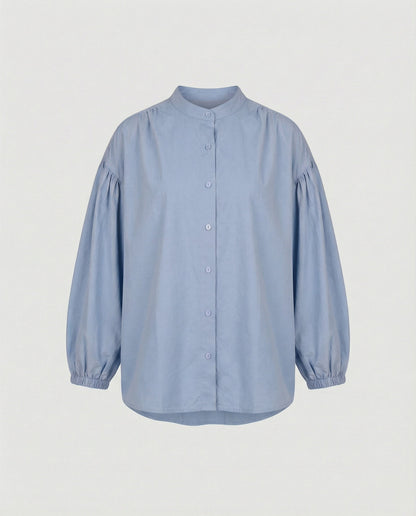 Damen Bluse Voluminöse Ärmel Modern