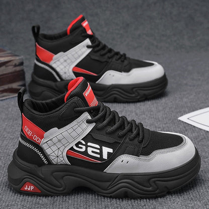 Damen High- Sneaker Sportlich Dämpfung