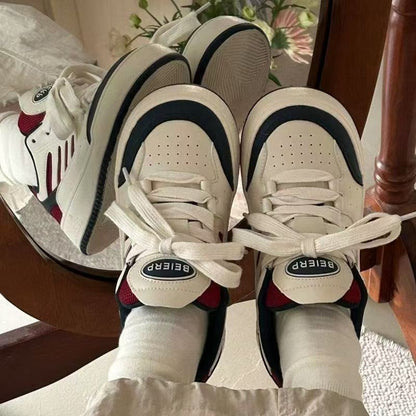 Damen Sneaker Sportlich Leicht Atmungsaktiv Mit Weichem Innenfutter