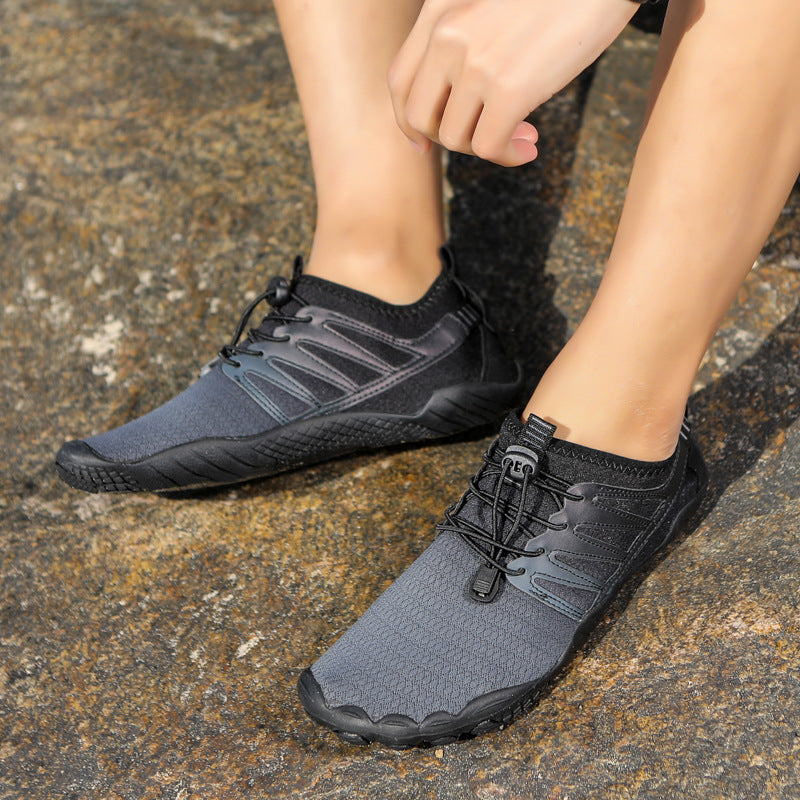Damen Wasserschuhe Elastisch Rutschfest