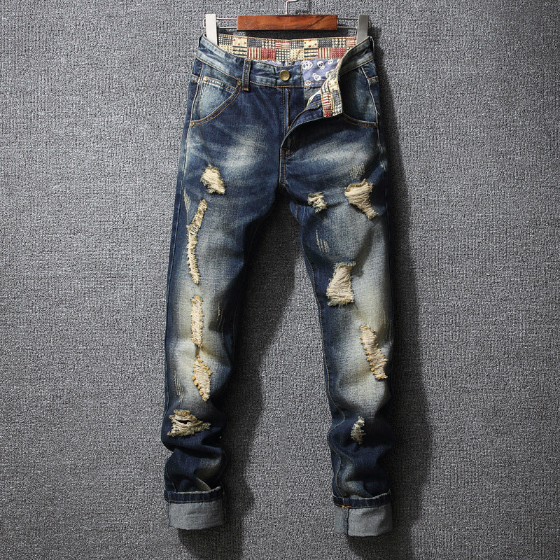 Herren Ripped Jeans Lässig Trendy - Norvielle