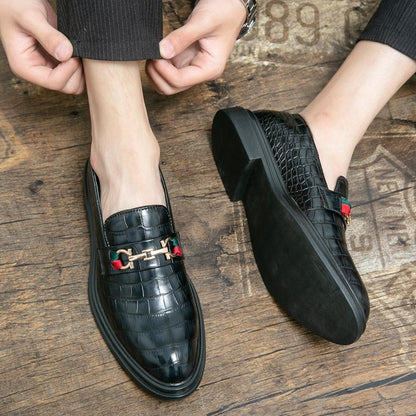 Herren Loafers Elegantes Leder