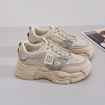 Damen Sneaker Chunky Atmungsaktives Mesh Komfortabel