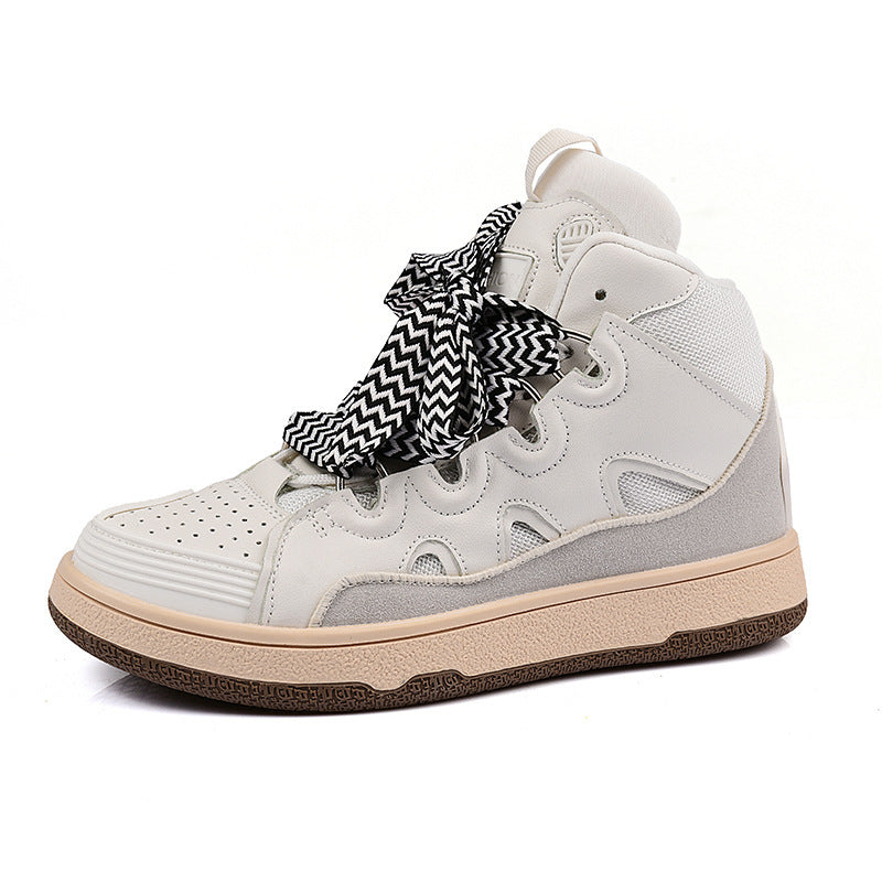 Damen High- Sneaker Mehrfarbig Schnürsystem Sportlich