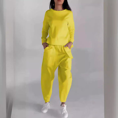 Damen Jogginganzug Sportlich Bequem