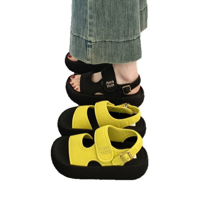 Damen Sandalen Bequem Verstellbar Gepolstert Sommer