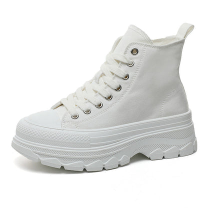 Damen Sportschuhe Hohe Sneaker Robust Mit Profilsohle