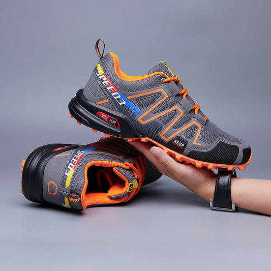 Damen Trailrunning Schuhe Atmungsaktives Mesh Rutschfest Schwarz - Norvielle