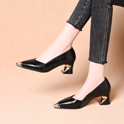 Damen Hochhackige Pumps Geometrischer Absatz Elegant