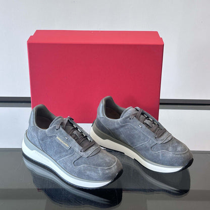 Damen Sneaker Rutschfest Wildleder