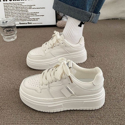 Damen Hoch Sneaker Weiches Innenfutter Elegante Schnürung
