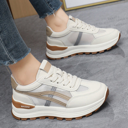 Damen Sport Sneaker Atmungsaktives Mesh Polsterung
