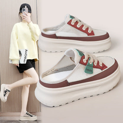 Damen Sneaker Bequem Lässig Dämpfung Weiß - Norvielle