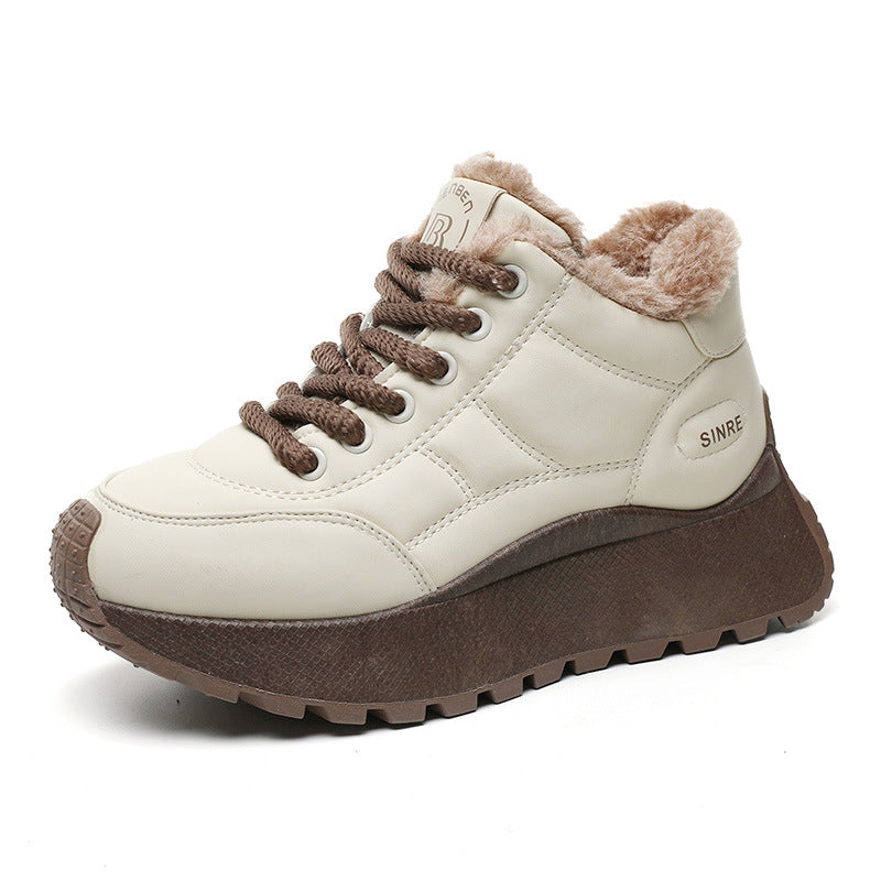 Damen Laufschuhe Warmes Innenfutter Komfort Sneaker