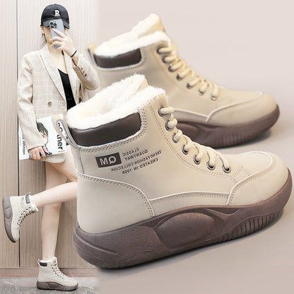 Damen Sneaker Gefüttert Warm Rutschfest Winter Schuhe