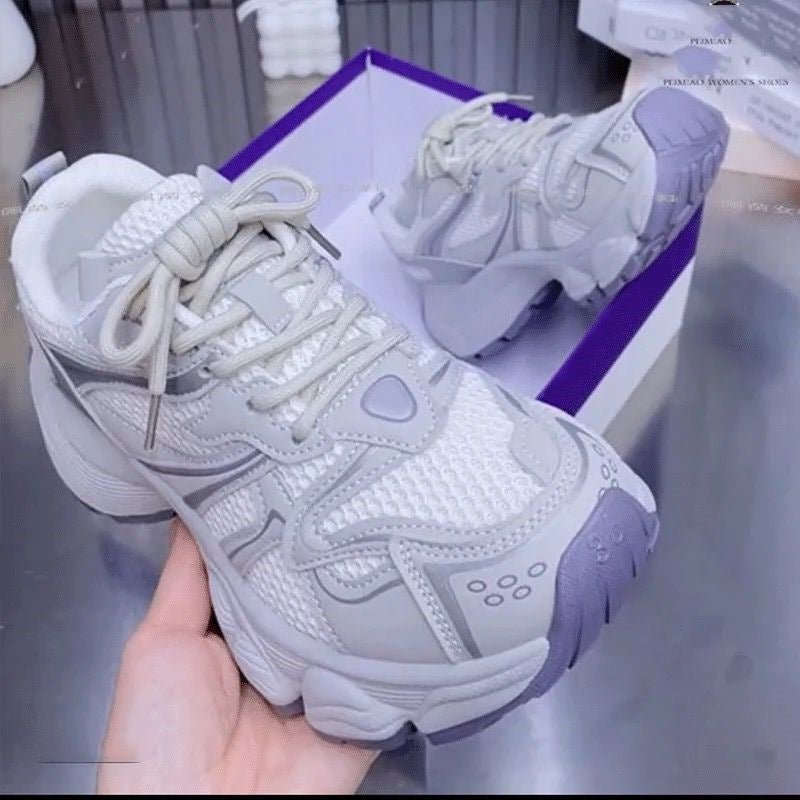 Damen Sneaker Sportlich Leicht Luftdurchlässiges Mesh - Norvielle