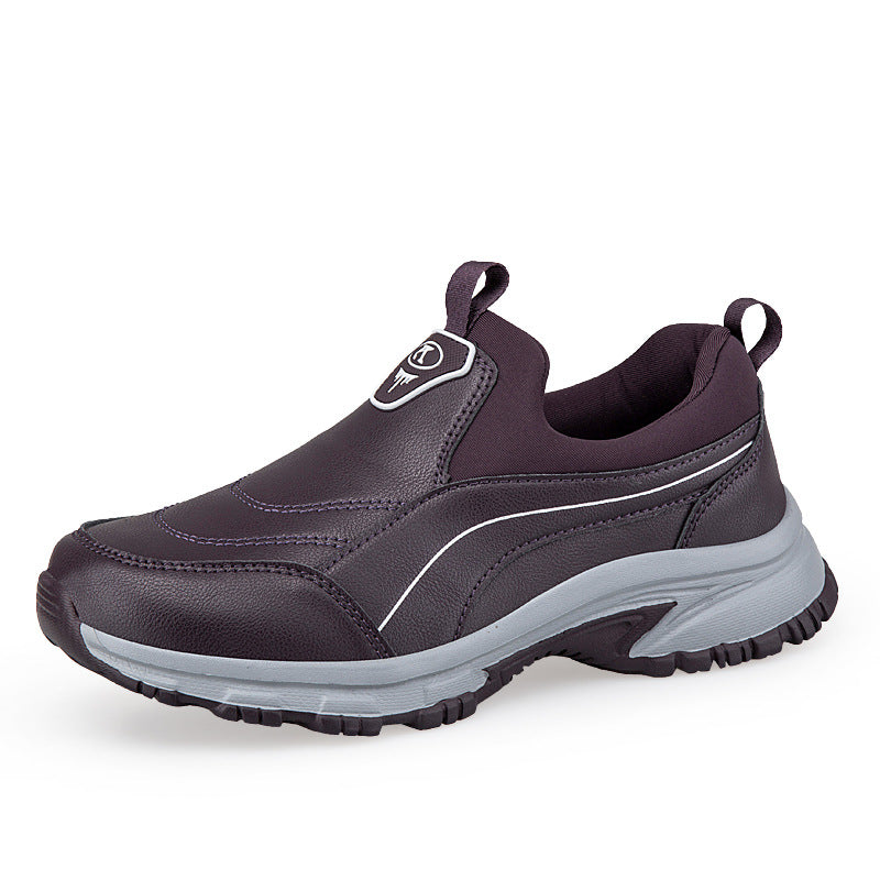 Damen Laufschuhe Leicht Rutschfest Slip-On Schuhe Schwarz - Norvielle