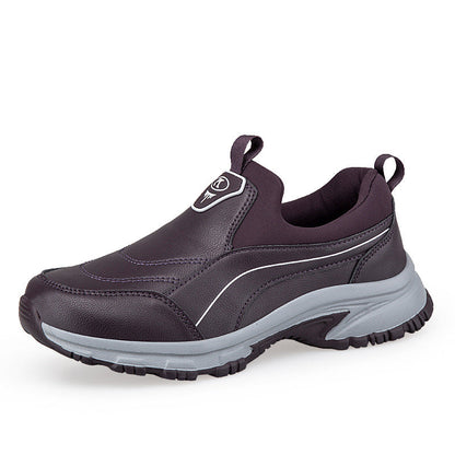 Damen Laufschuhe Leicht Rutschfest Slip-On Schuhe Schwarz - Norvielle