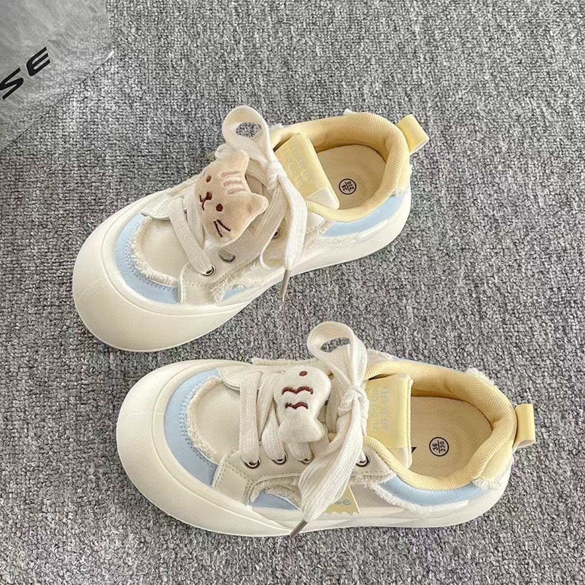 Damen Sneaker Tiermotiv Weiche Sohle