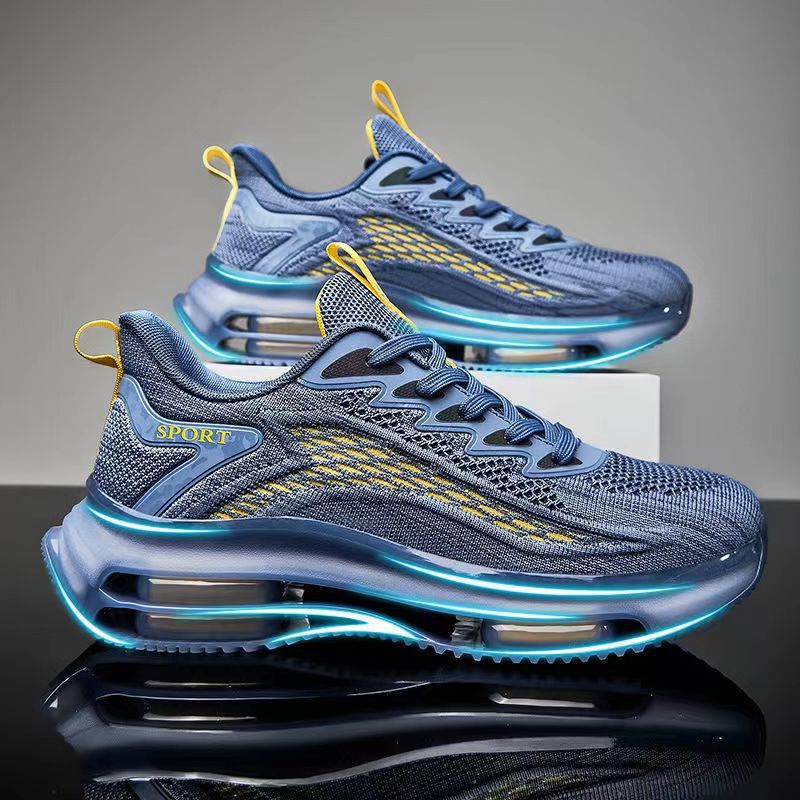 Damen Sneaker Sportlich Luftpolster Weiß - Norvielle