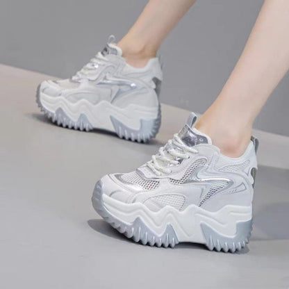 Damen Sneaker Chunky atmungsaktives Mesh