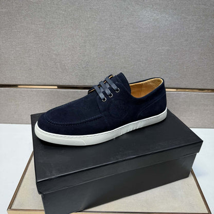 Damen Mokassin Sneaker Weichleder Rutschfest