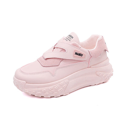 Damen Sneaker Slipper Weich Bequem Klettverschluss